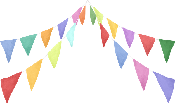 colorful flag for Songkran festival Thailand